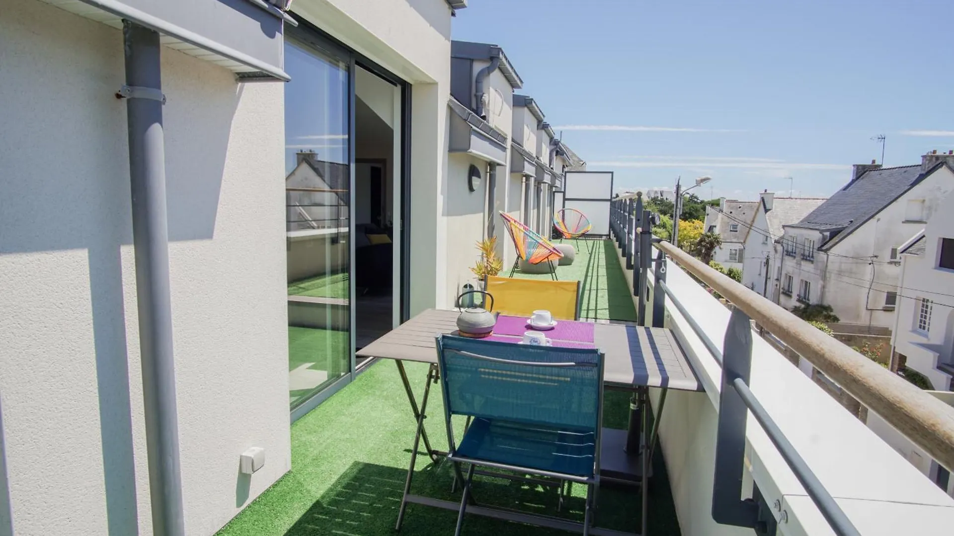 Apartment -Full- Magnifique T3, Terrasse Vue Mer Et Garage Concarneau