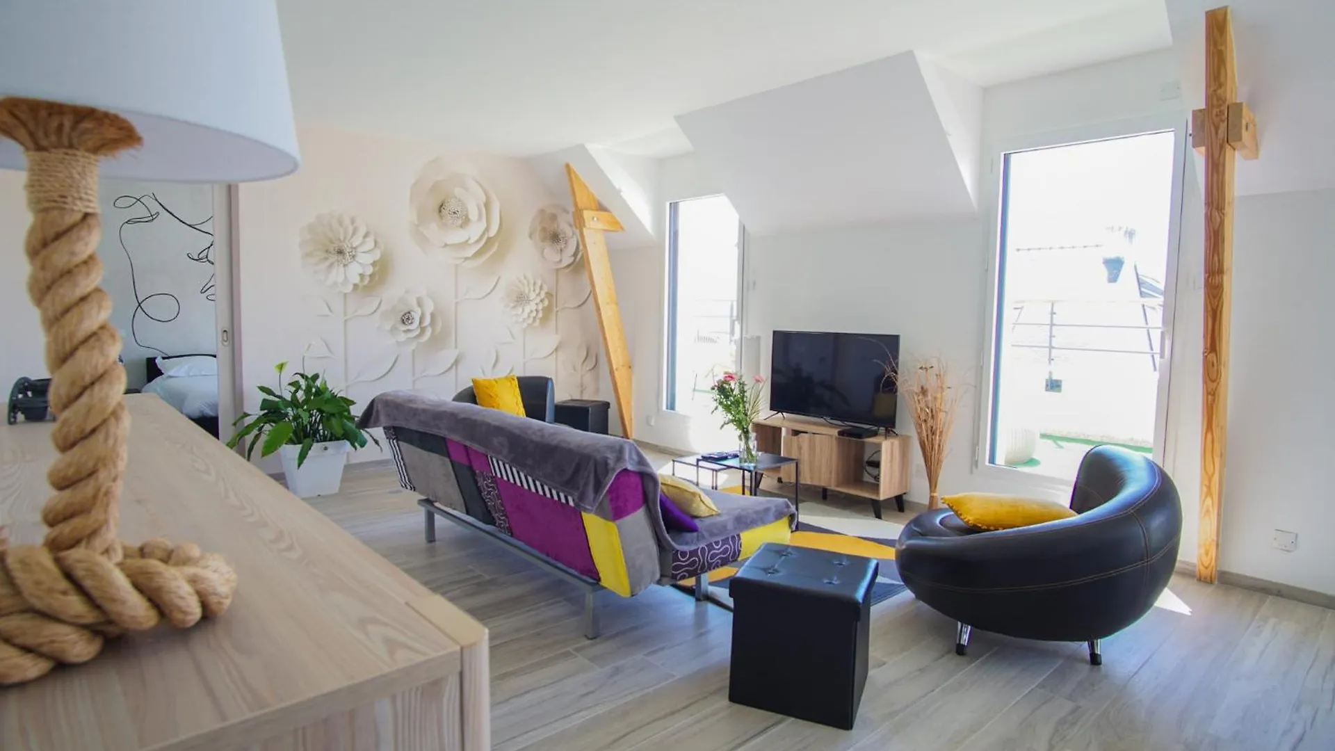 Apartment -Full- Magnifique T3, Terrasse Vue Mer Et Garage Concarneau